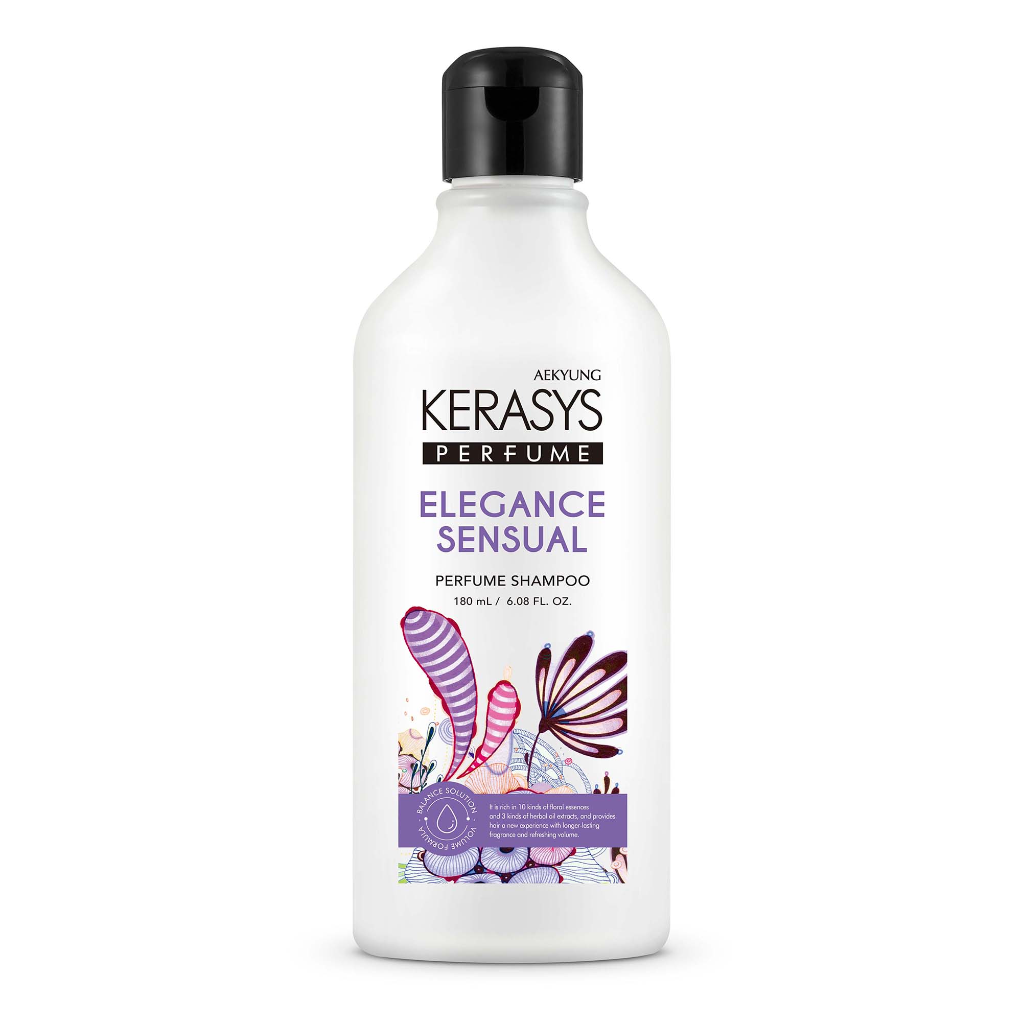 Шампунь KeraSys Элеганс парфюмированный для тонких и ослабленных волос 180 мл шампунь для волос kerasys элеганс 500 мл