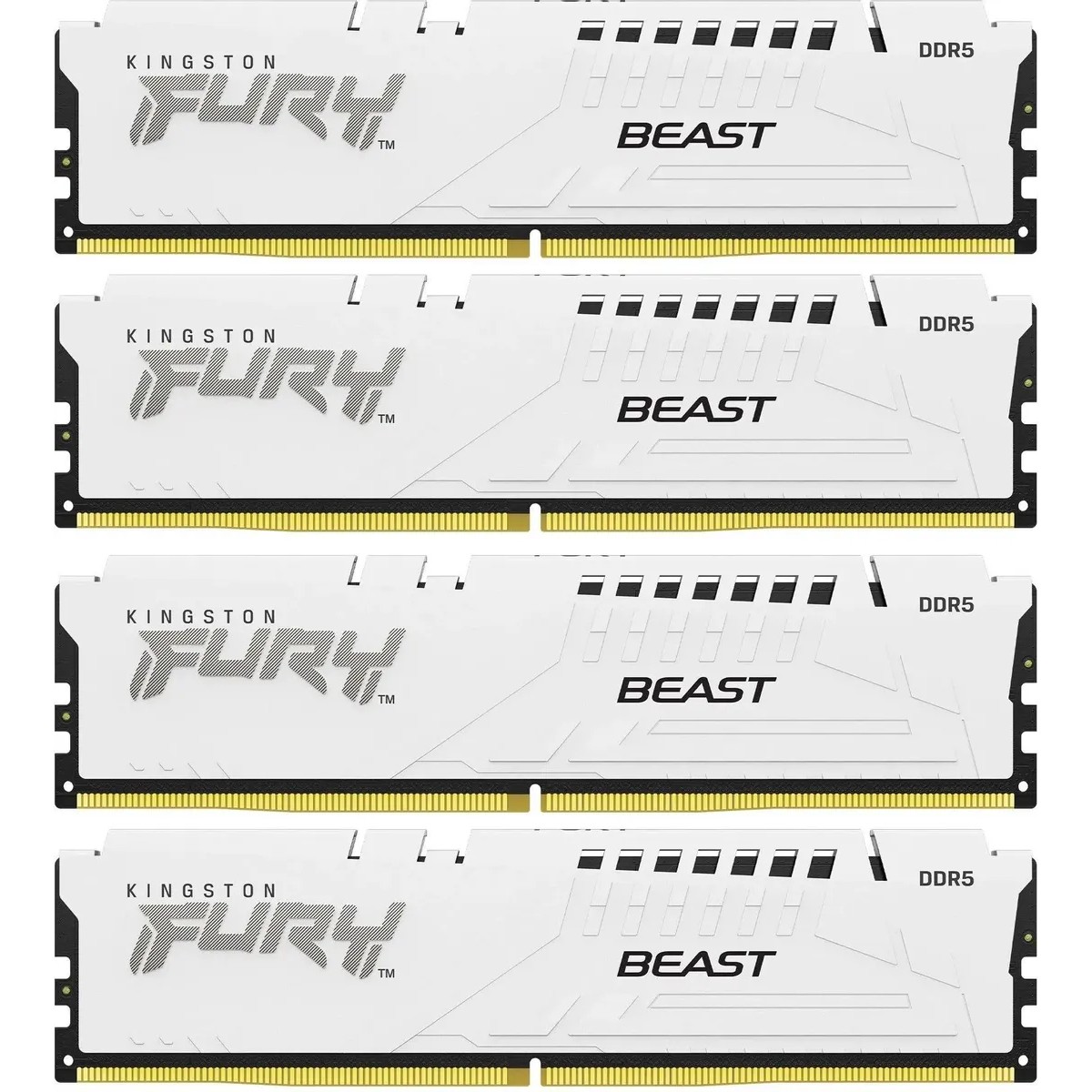 

Оперативная память Kingston Fury Beast (KF552C40BWK4-64), DDR5 4x16Gb, 5200MHz, Fury Beast