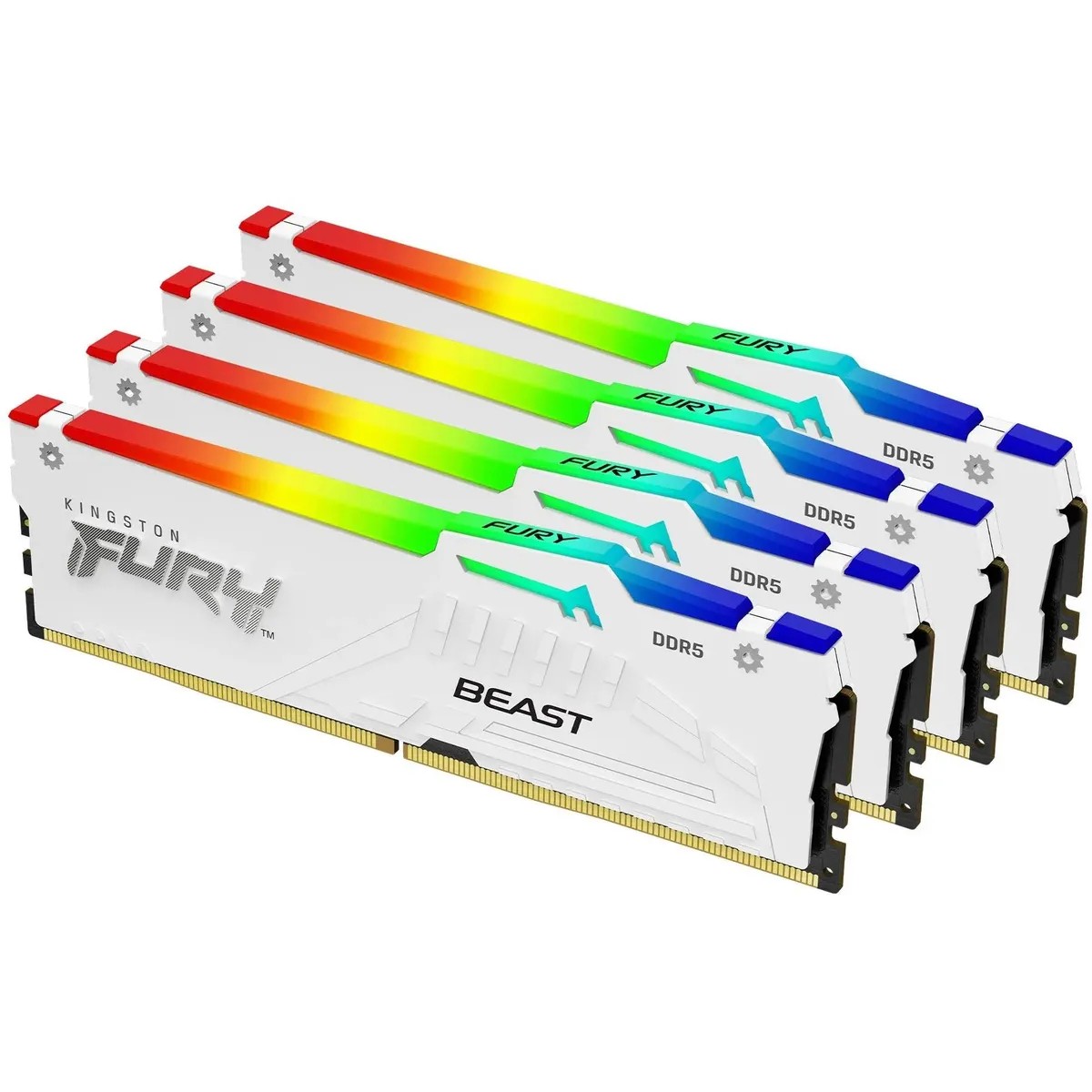 

Оперативная память Kingston Fury Beast (KF552C40BWAK4-64), DDR5 4x16Gb, 5200MHz, Fury Beast