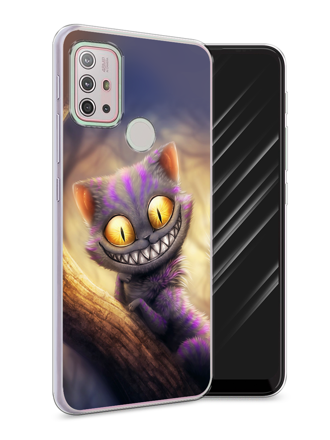 

Чехол Awog на Lenovo K13 Note/Motorola Moto G10/G20/G30 "Cheshire Cat", Разноцветный, 242150-1