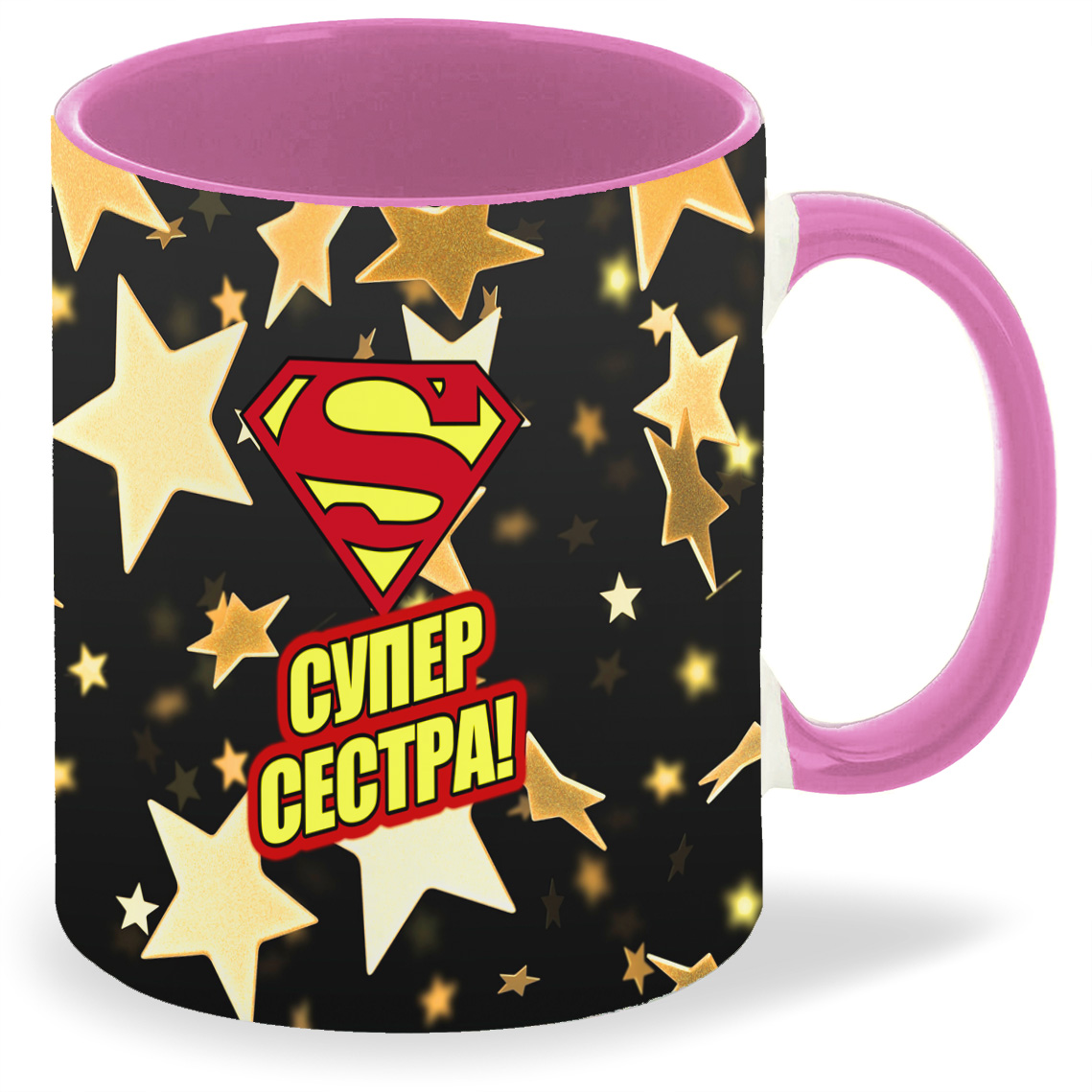 

Кружка CoolPodarok Супер сестра, Супер сестра