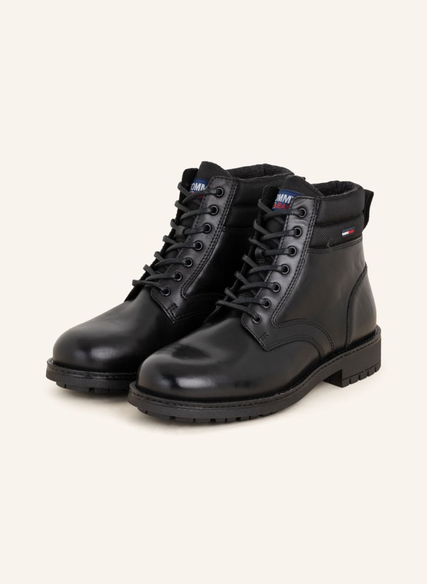 

Ботинки мужские Tommy Jeans 1001326896 черные 44 RU (доставка из-за рубежа), 1001326896