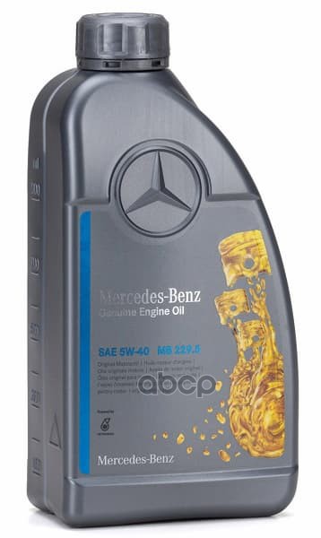 

Моторное масло Mercedes-Benz cинтетическое Genuine Motor Oil MB 229.50 5W40 1л