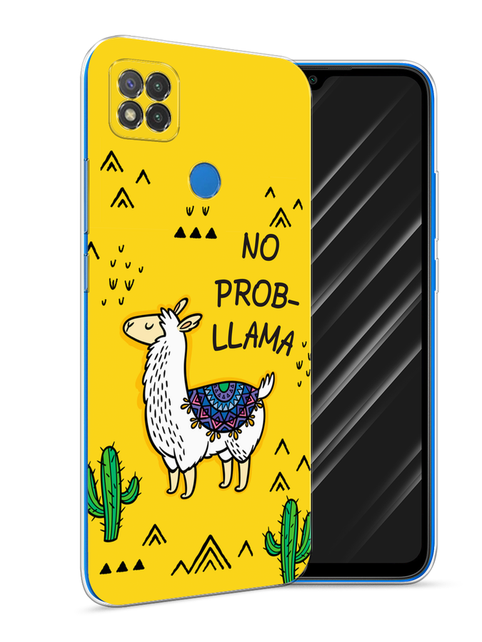 

Чехол Awog на Xiaomi Redmi 9C "No probLLama", Разноцветный, 39050-2