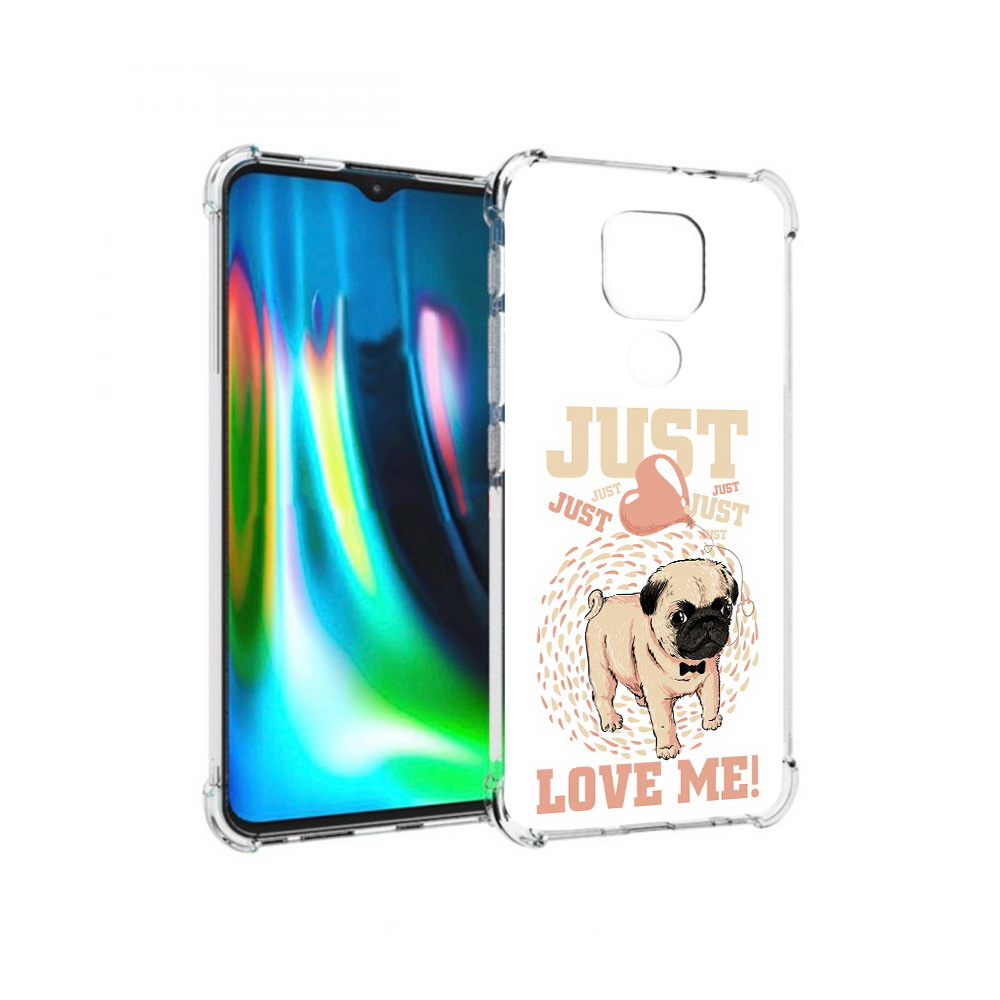 

Чехол MyPads Tocco для Motorola Moto G9 Play Люби меня (PT227081.347.109), Прозрачный, Tocco