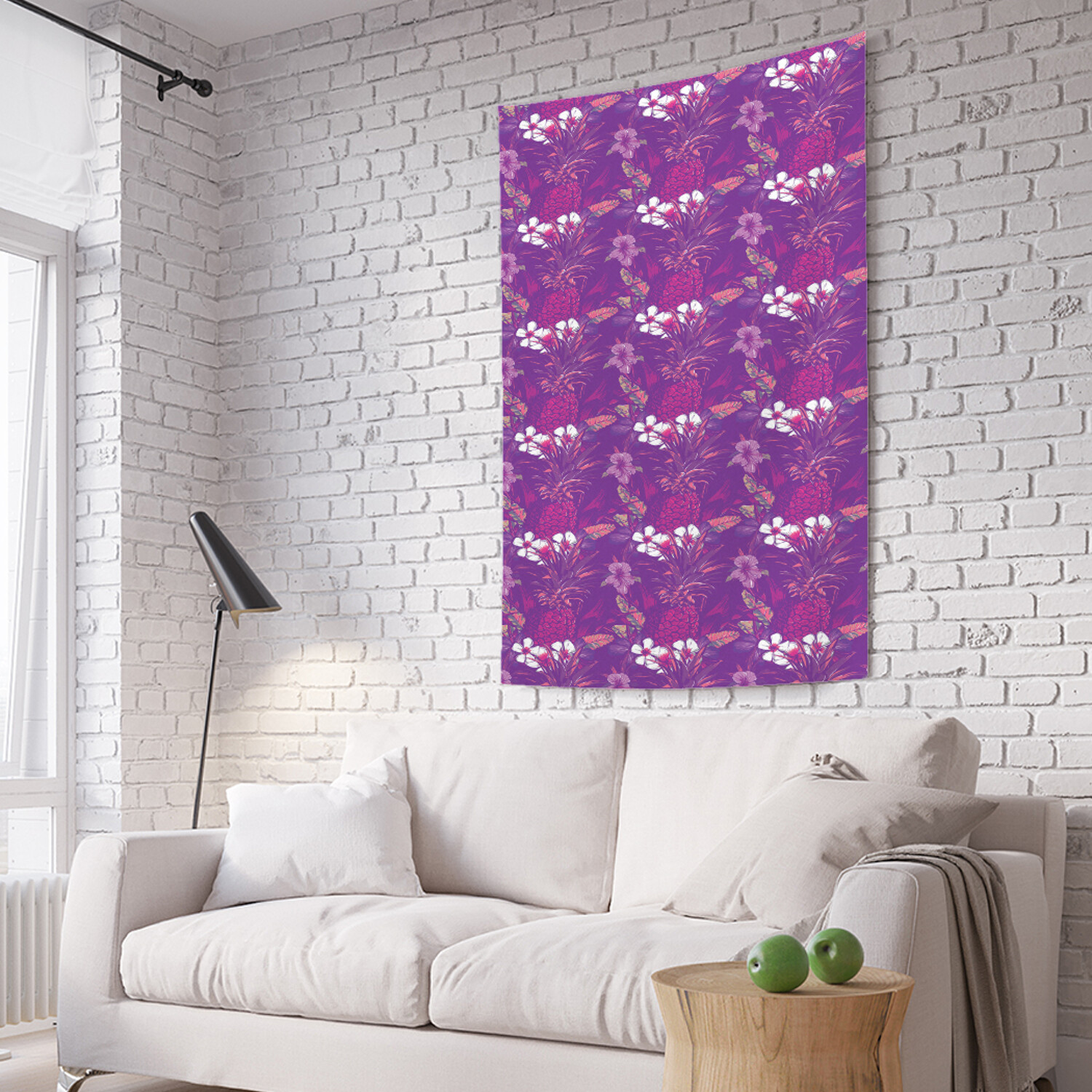 

Вертикальное фотопанно на стену JoyArty Кокосы в цветах 150x200 см, Кокосы в цветах