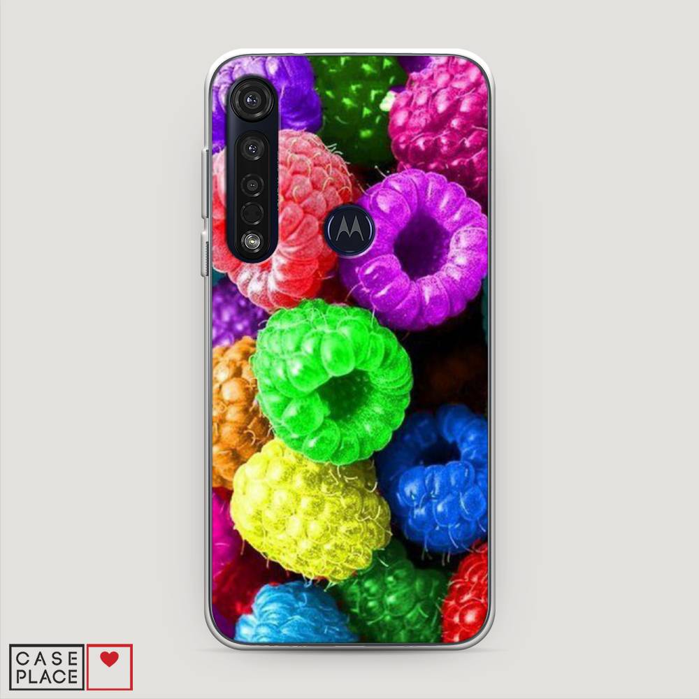 

Чехол Awog "Разноцветная малина" для Motorola Moto G8 Plus, 241450-10