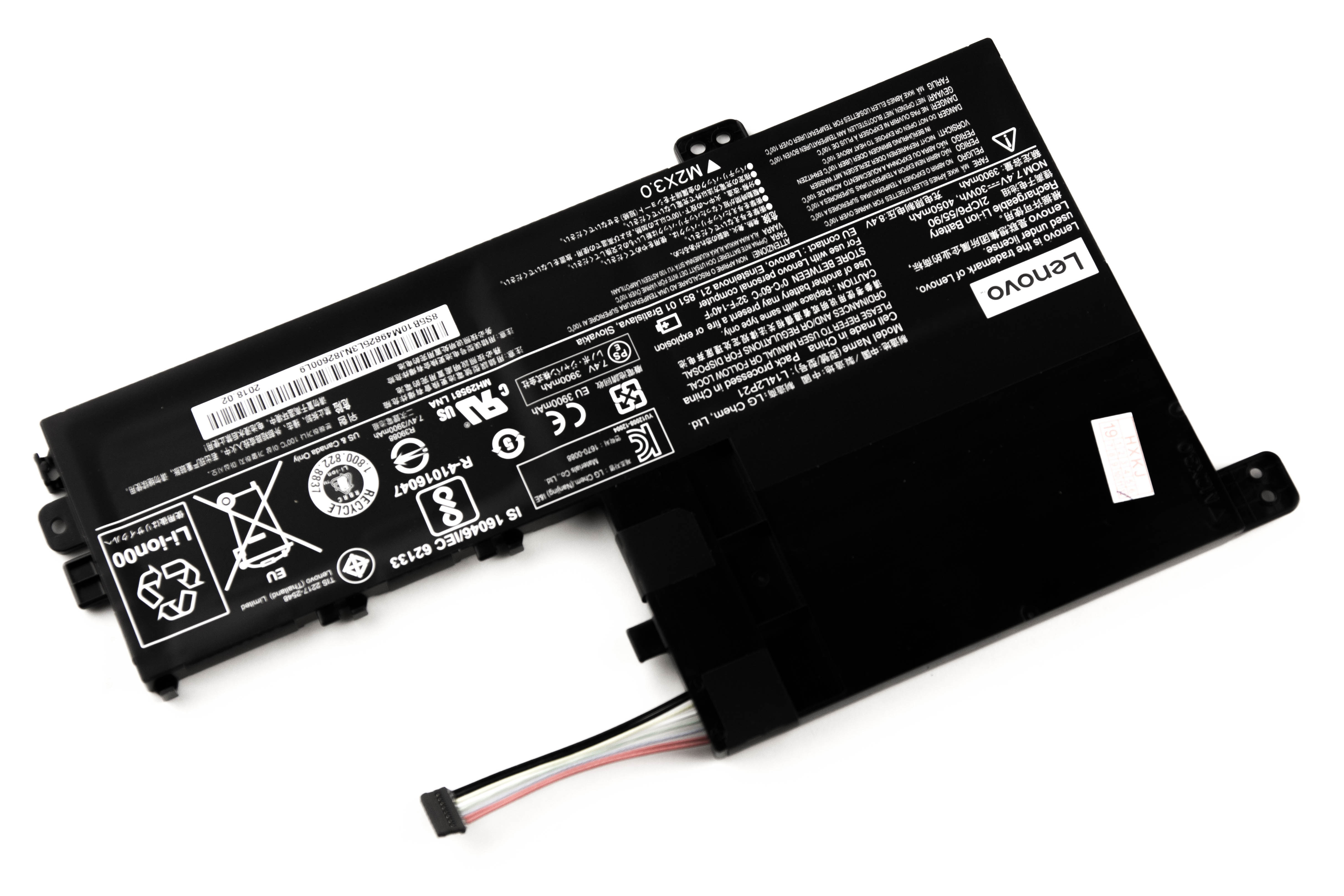 

Аккумулятор для ноутбука Lenovo 320S-15IKB (11.4V 4610mAh) OEM L14M2P21 L15M3PB0