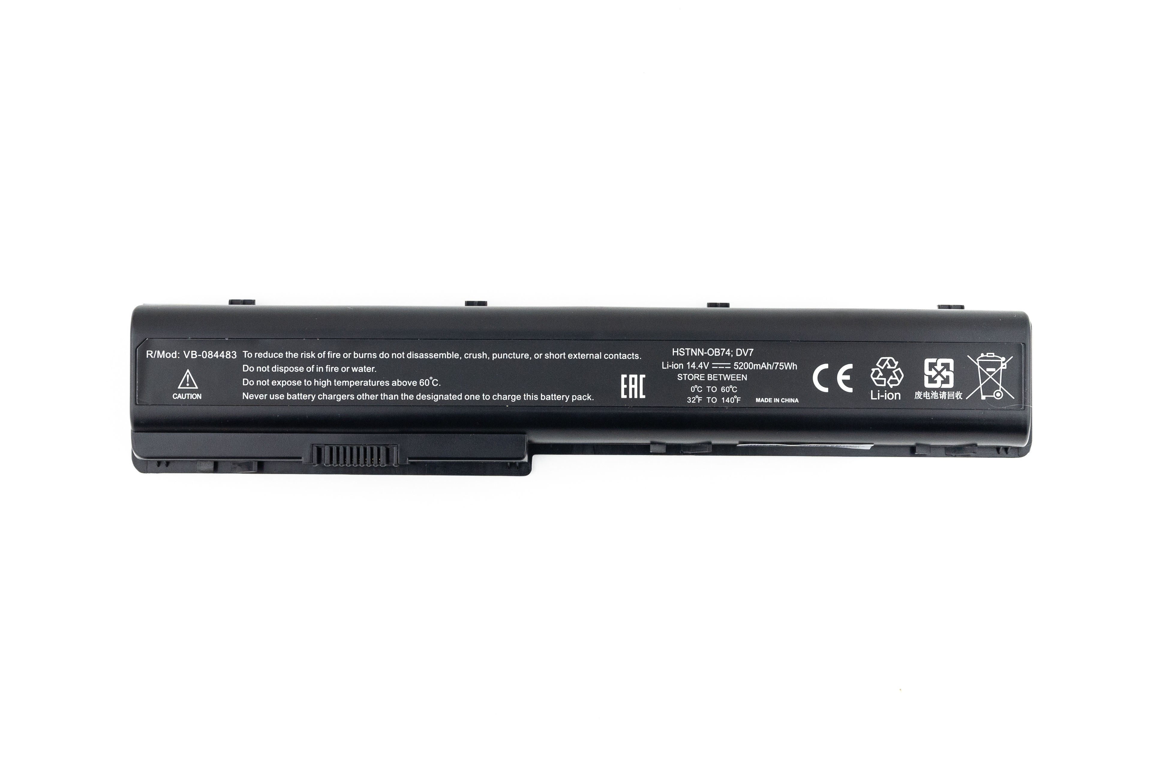 

Аккумулятор для ноутбука HP DV7 HDX18 (14.4V 4440mAh) HSTNN-IB74 HSTNN-OB74
