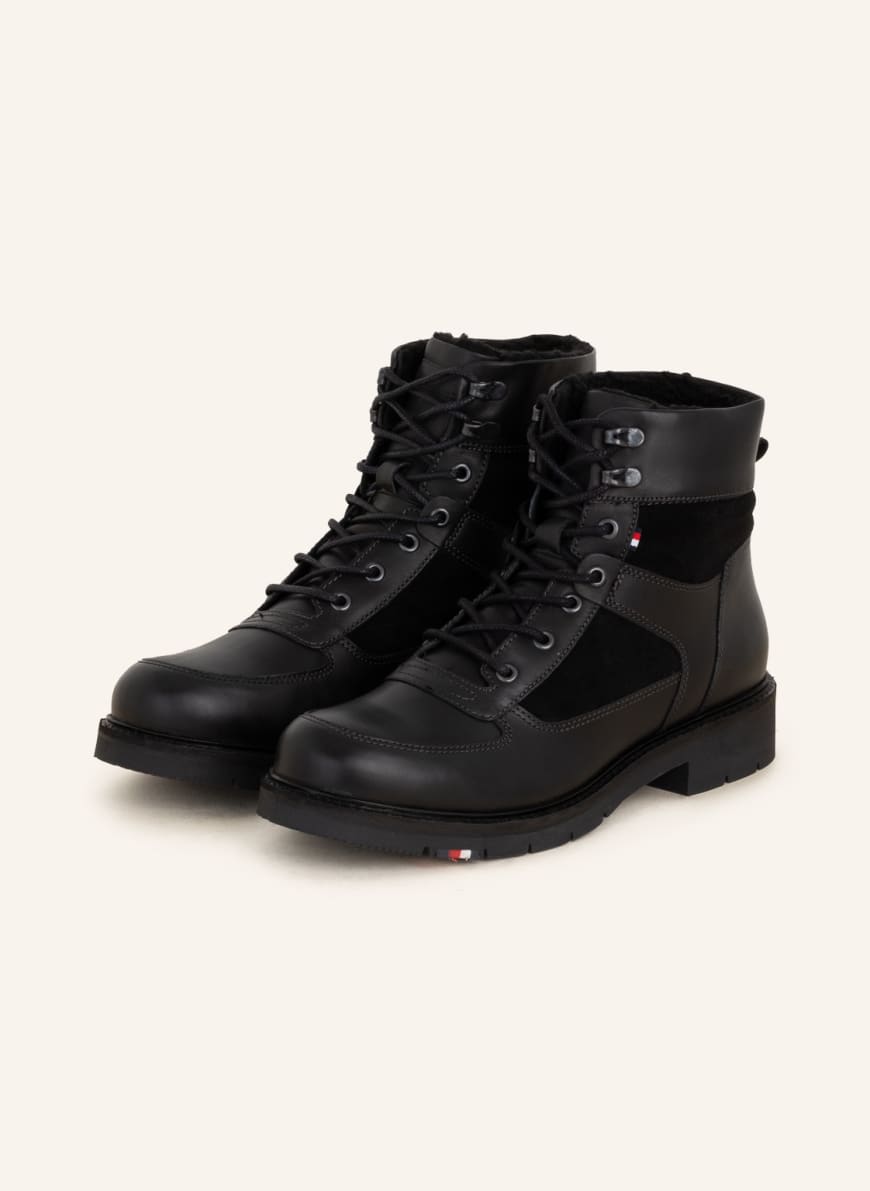 

Ботинки мужские Tommy Hilfiger 1001326858 черные 42 RU (доставка из-за рубежа), 1001326858