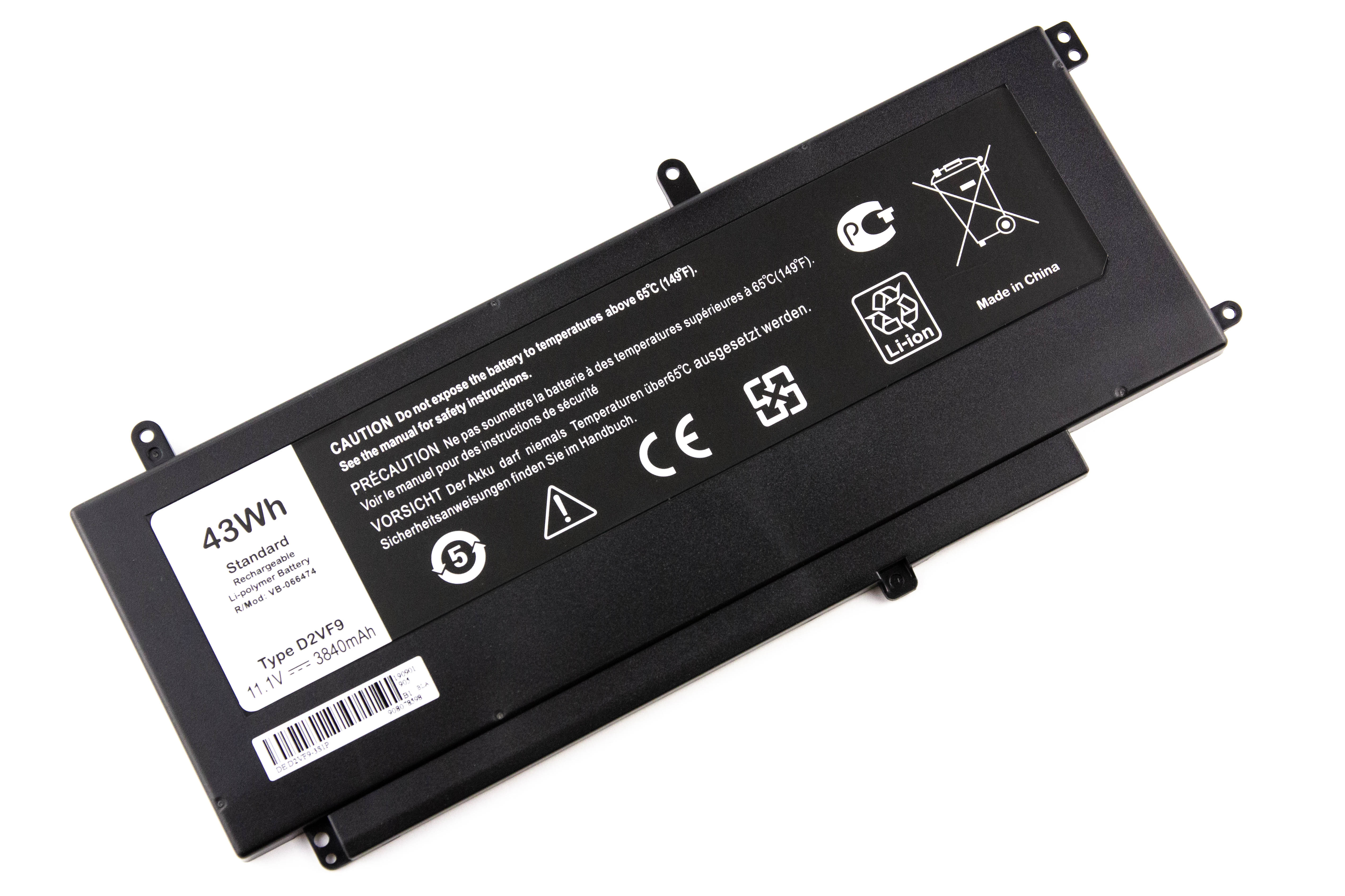 

Аккумулятор для ноутбука Dell 15-7547 (11.1V 3840mAh) 0PXR51 0YGR2V D2VF9 PXR51