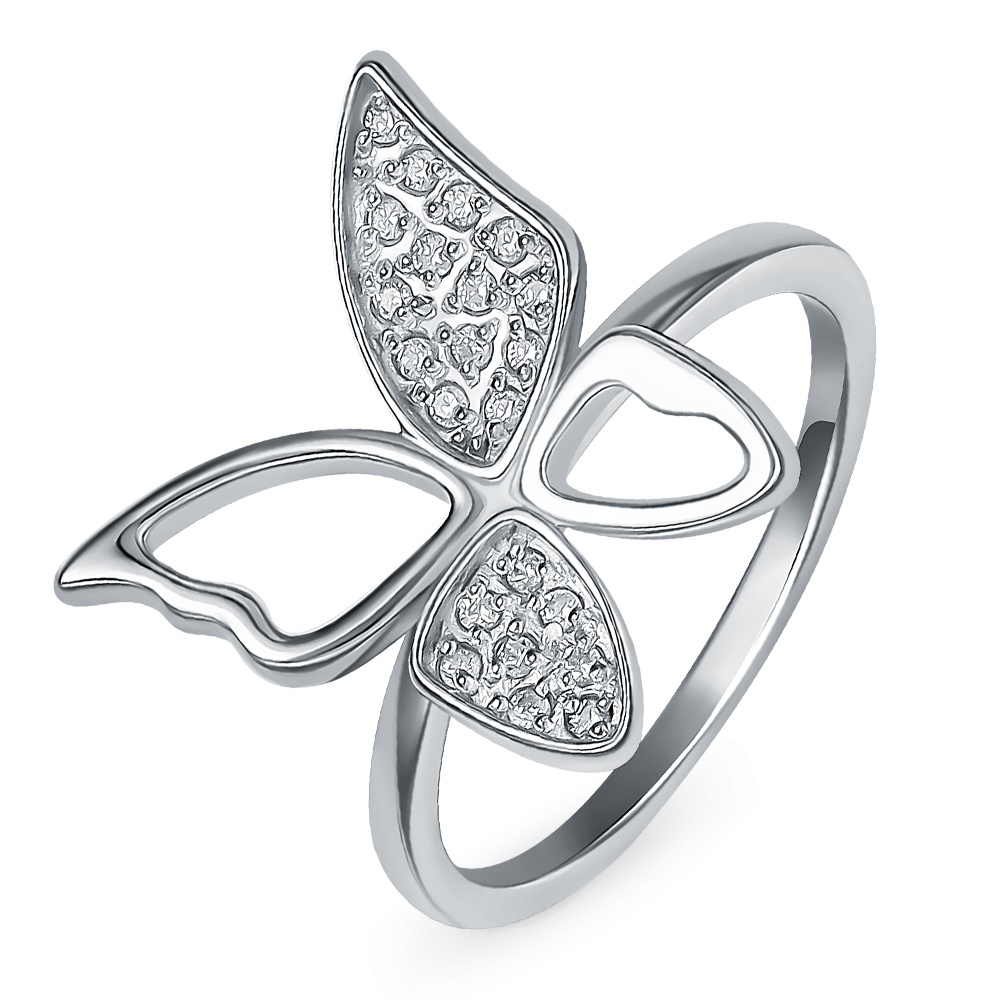 

Кольцо из серебра р.  585Gold 701013528, фианит, 701013528