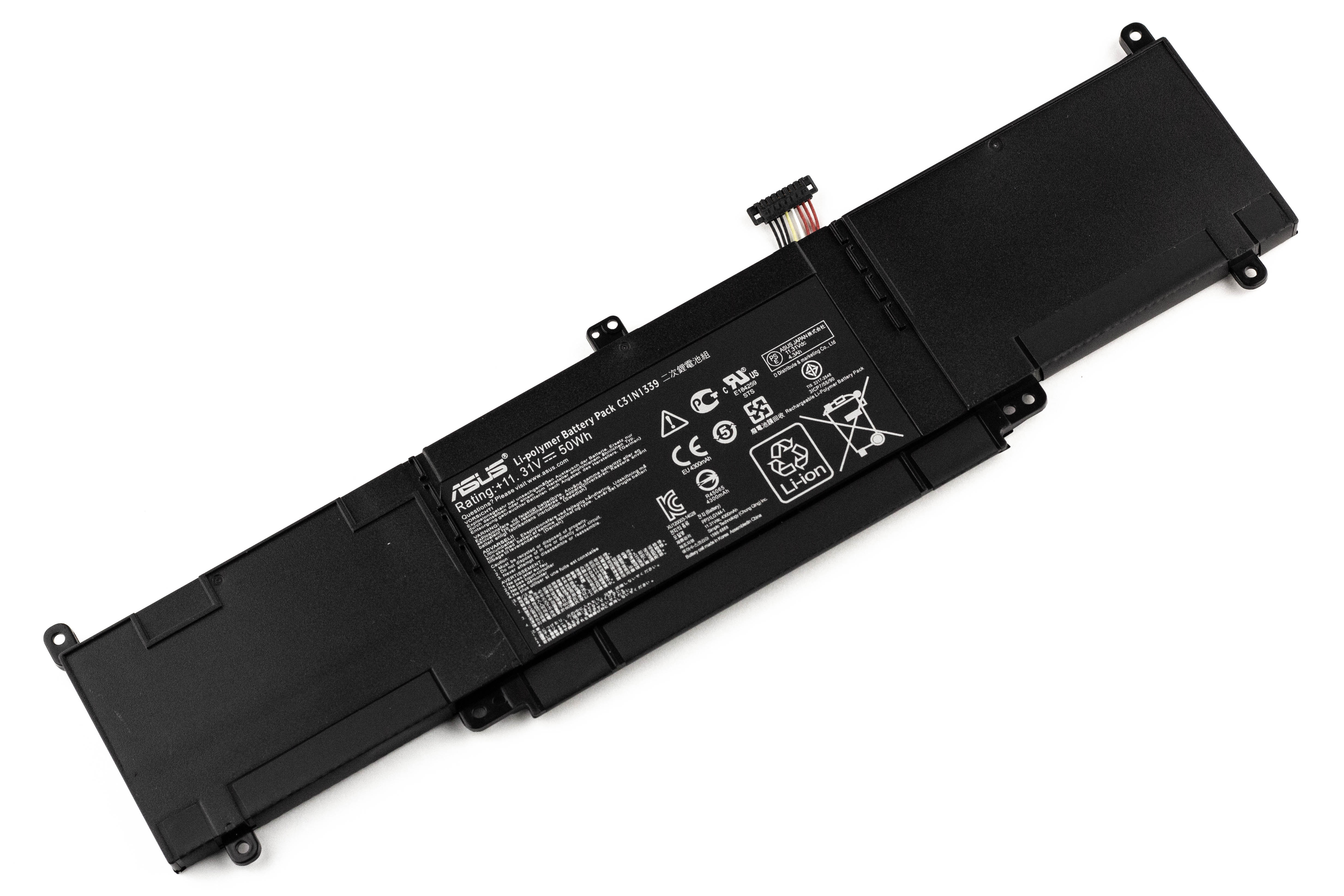 

Аккумулятор для ноутбука Asus UX303L (11.3V 4300mAh) ORG C31N1339