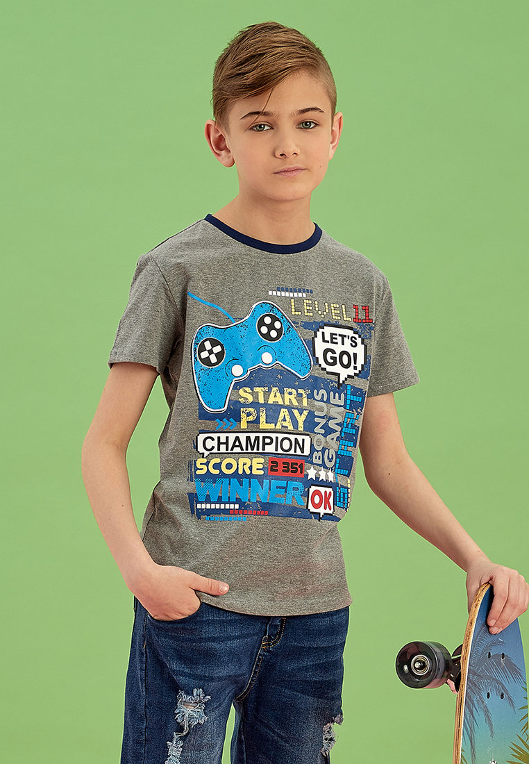 

Футболка детская Daniele patrici SS20C82901263 серый р.146, SS20C82901263