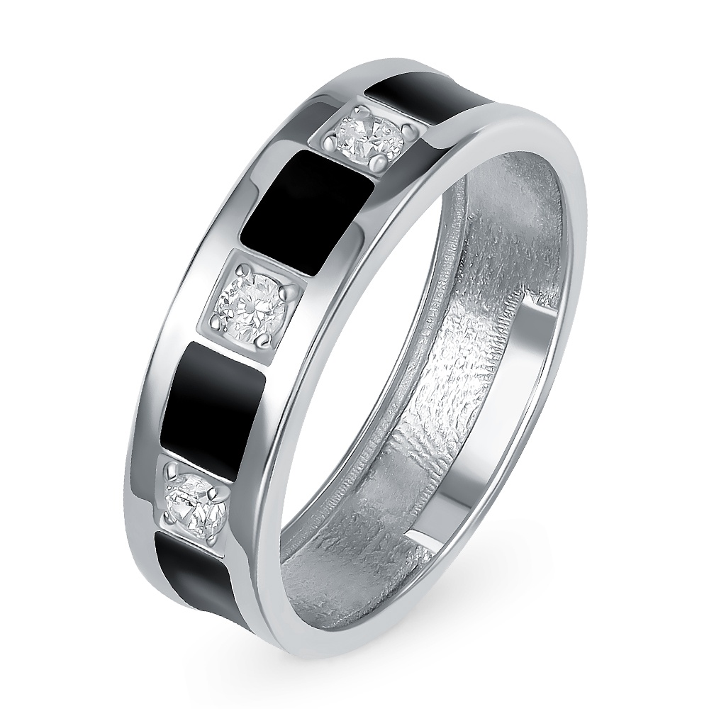 

Кольцо из серебра р.  585Gold 701013520, фианит, 701013520