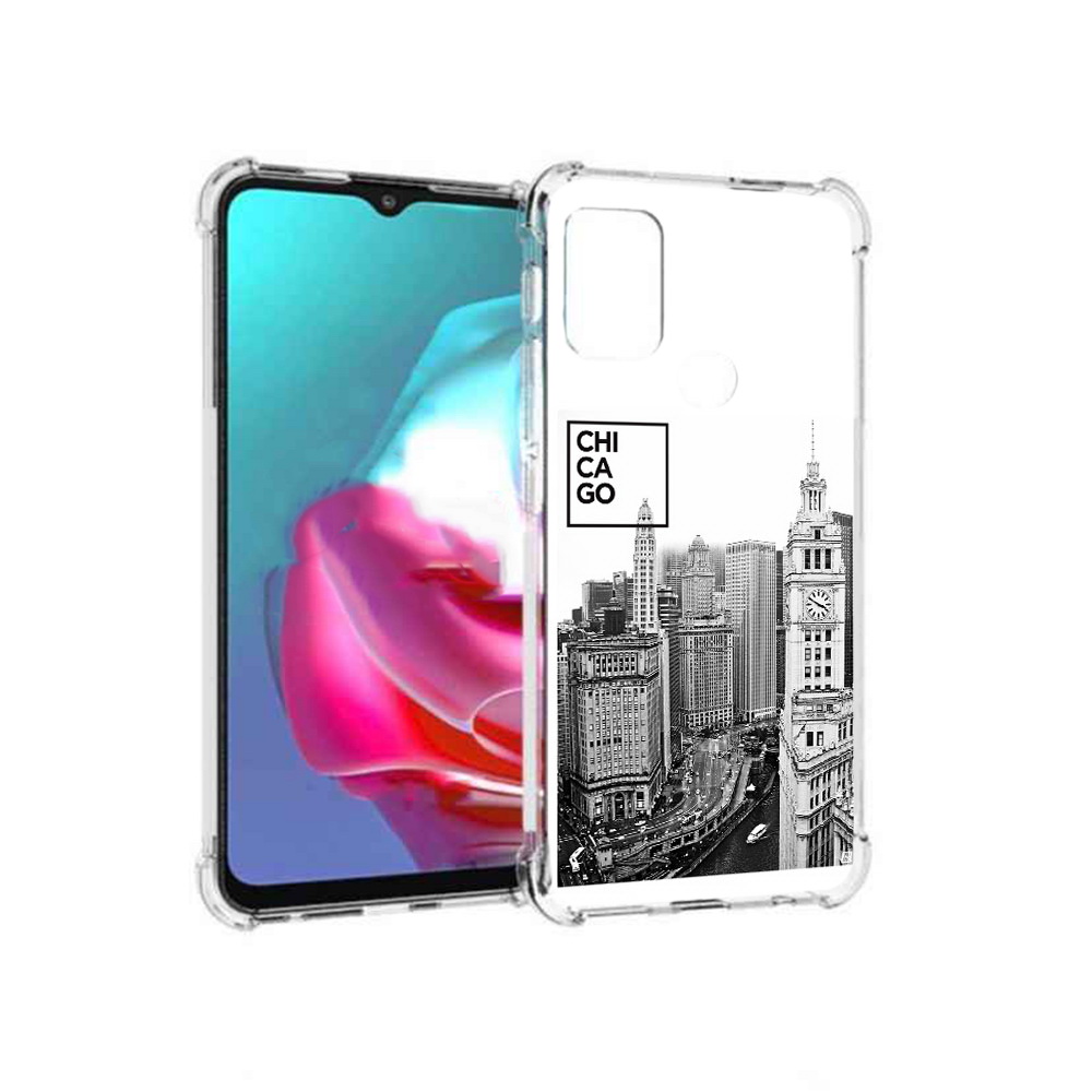 

Чехол MyPads Tocco для Motorola Moto G черно белый чикаго (PT227061.346.689), Прозрачный, Tocco