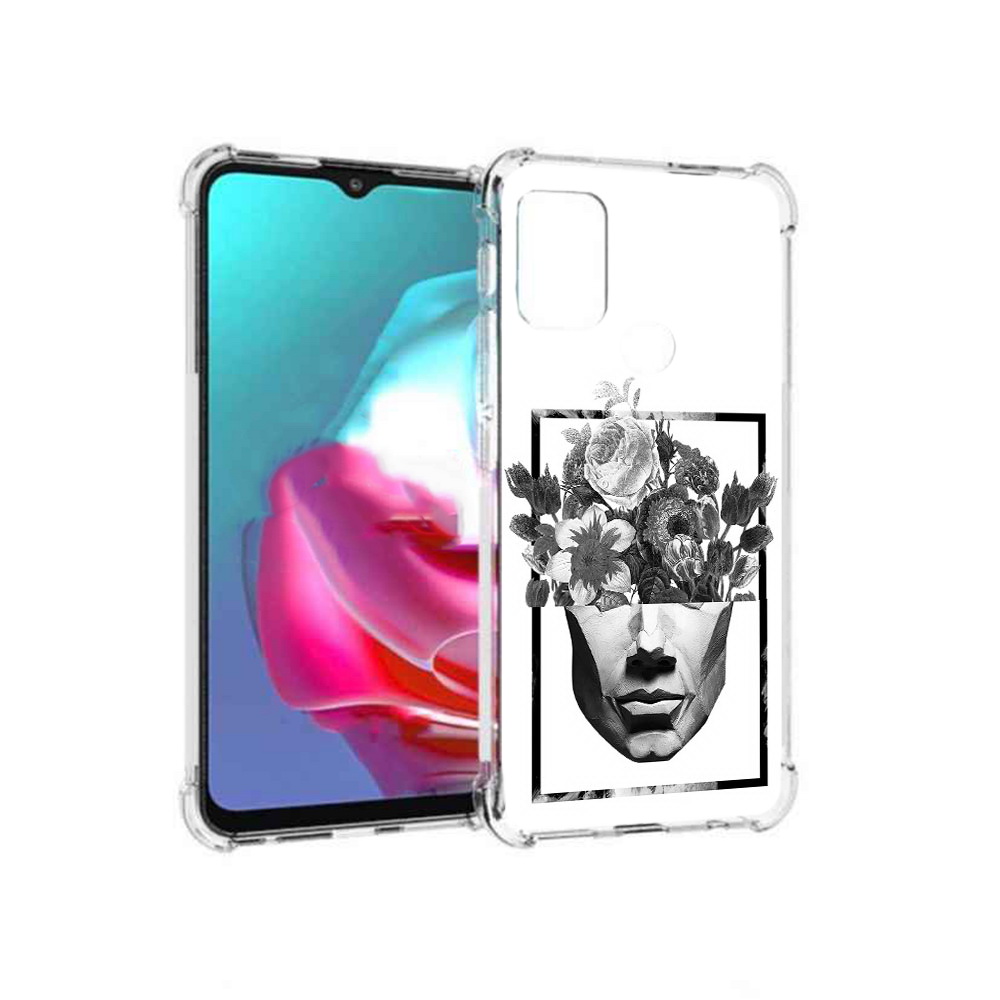 

Чехол MyPads Tocco для Motorola Moto G черно белая ваза в абстракции (PT227061.346.678), Прозрачный, Tocco