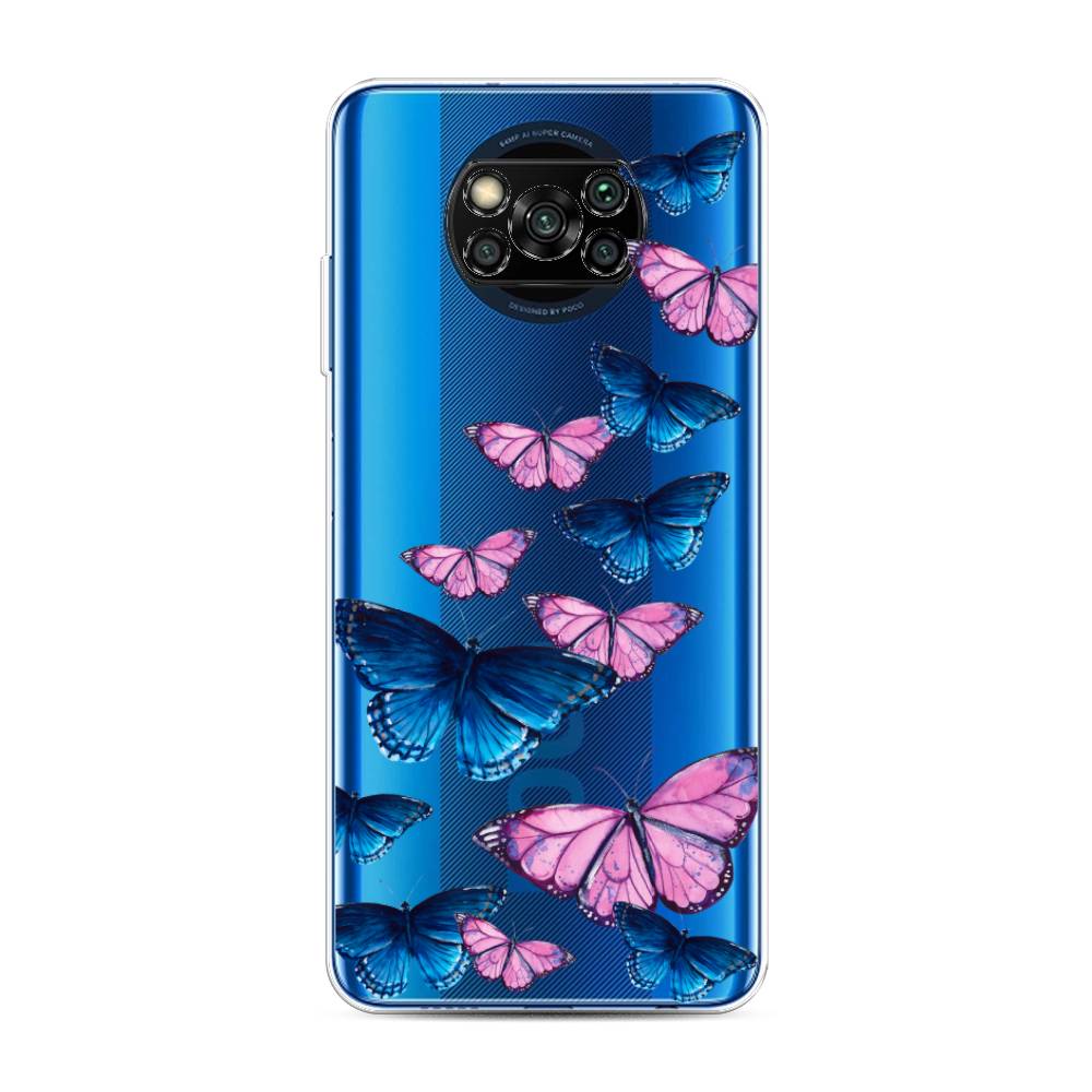 

Чехол Awog на Poco X3/X3 Pro "Полет бабочек", Разноцветный, 39250-2