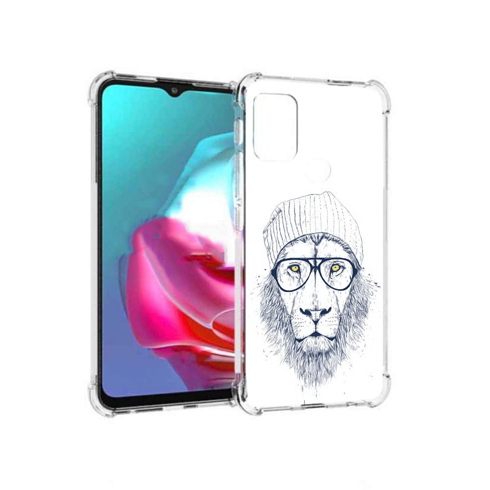 

Чехол MyPads Tocco для Motorola Moto G хиппи лев (PT227061.346.663), Прозрачный, Tocco