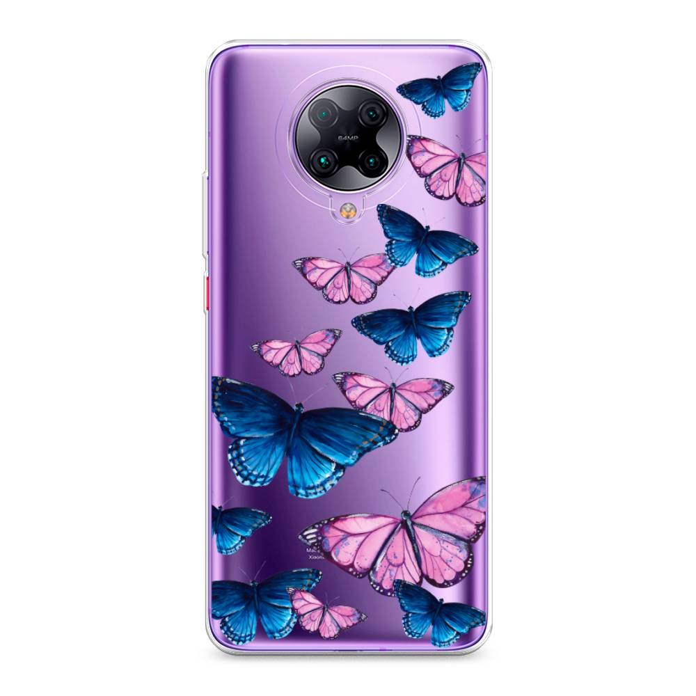 

Чехол Awog на Poco F2 Pro/Redmi K30 Pro "Полет бабочек", Разноцветный, 37050-2