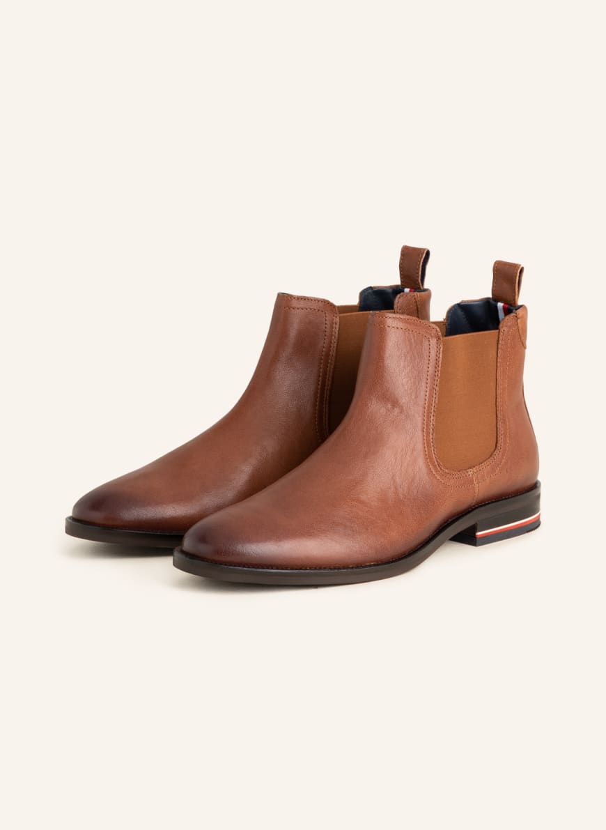 

Ботинки мужские Tommy Hilfiger 1001326848 коричневые 44 RU (доставка из-за рубежа), 1001326848