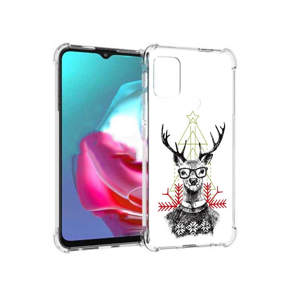 

Чехол MyPads Tocco для Motorola Moto G умный олень (PT227061.346.652), Прозрачный, Tocco
