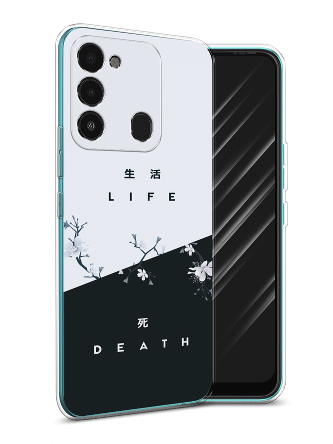 

Чехол Awog на Tecno Spark Go 2022/8С/9 "Life and death", Разноцветный, 301250-7