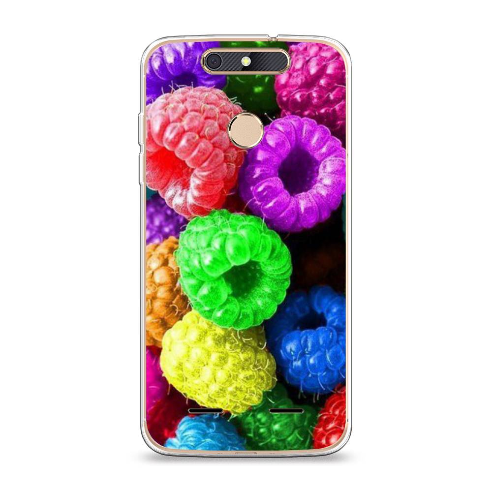 

Чехол Awog на ZTE Blade V8 mini / ЗТЕ Блэйд V8 mini "Разноцветная малина", 131950-10