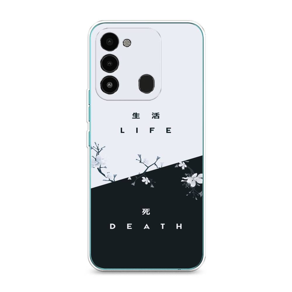 

Чехол Awog на Tecno Spark Go 2022/8С/9 "Life and death", Разноцветный, 301350-7