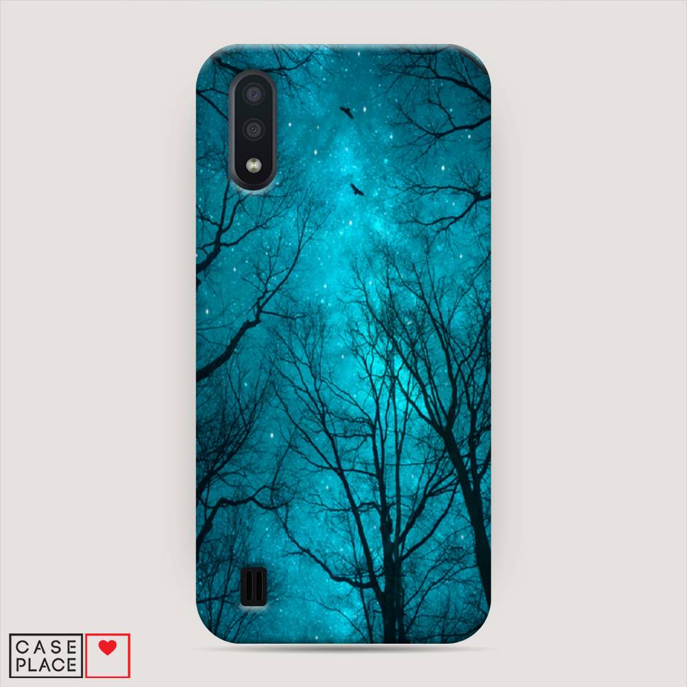 

Пластиковый чехол "Сказочный лес" на Samsung Galaxy A01
