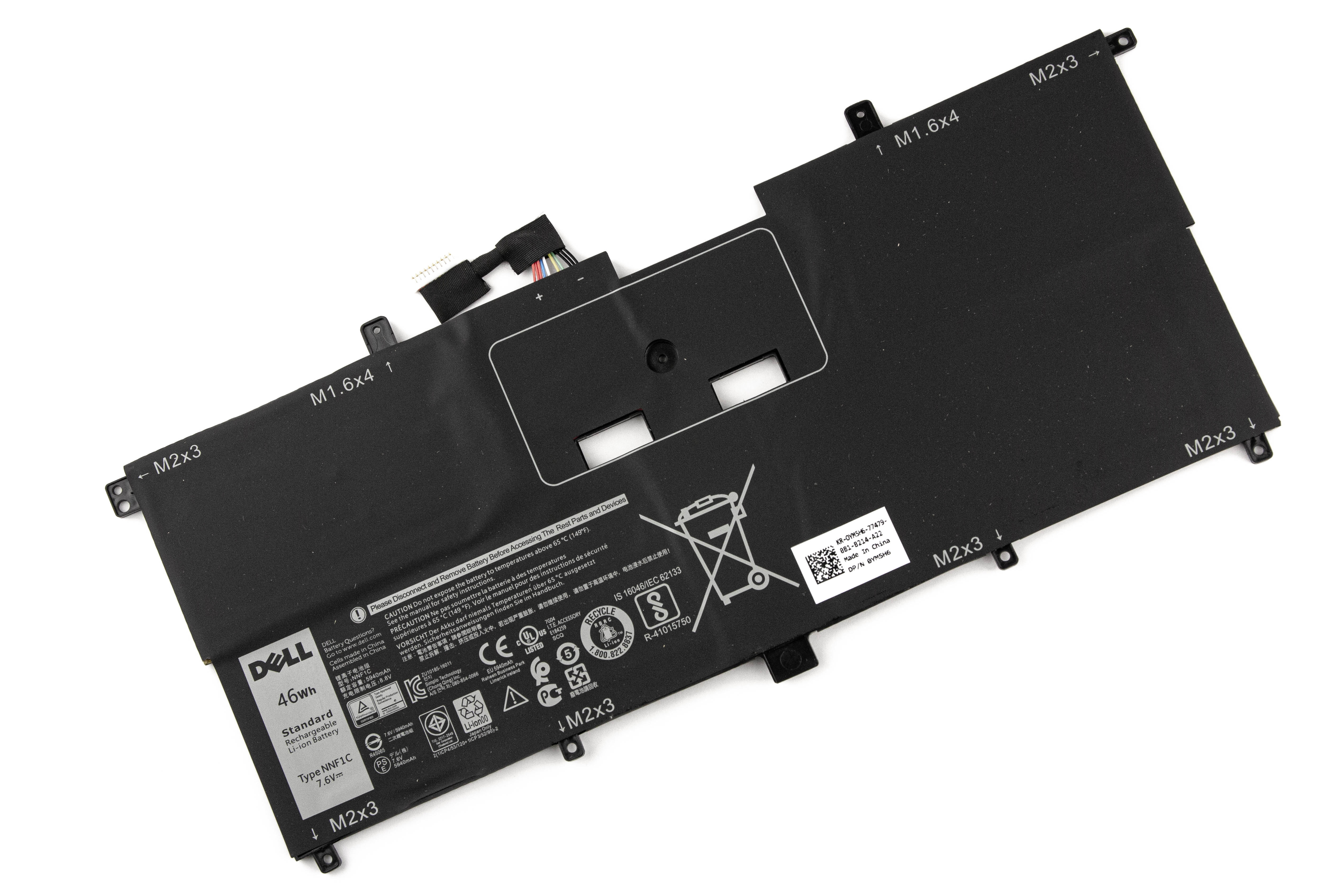 

Аккумулятор для ноутбука Dell XPS 9365 (7.6V 5940mAh) ORG NNF1C HMPFH 0HMPFH