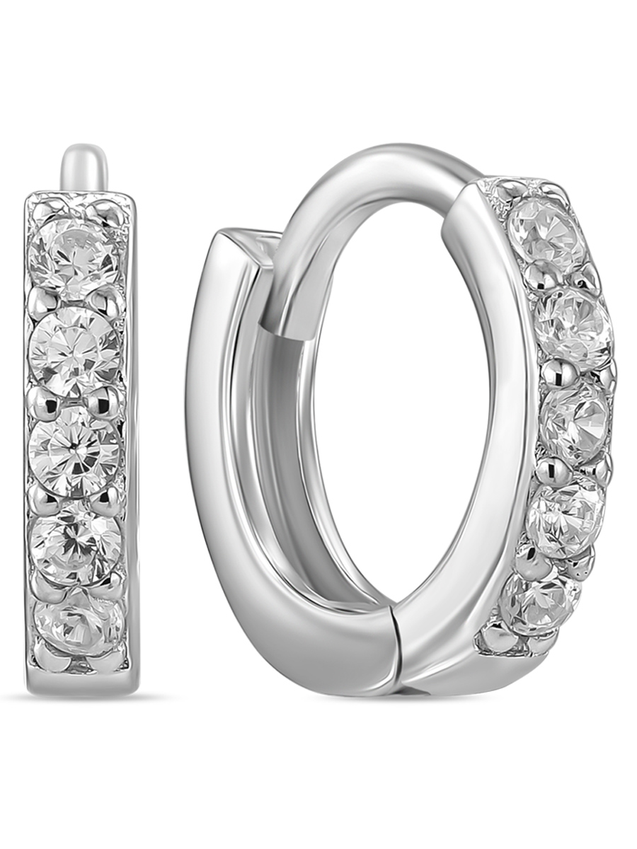 Серьги из серебра с фианитом MIUZ Diamonds (Московский ювелирный завод) E2036-SL-3820