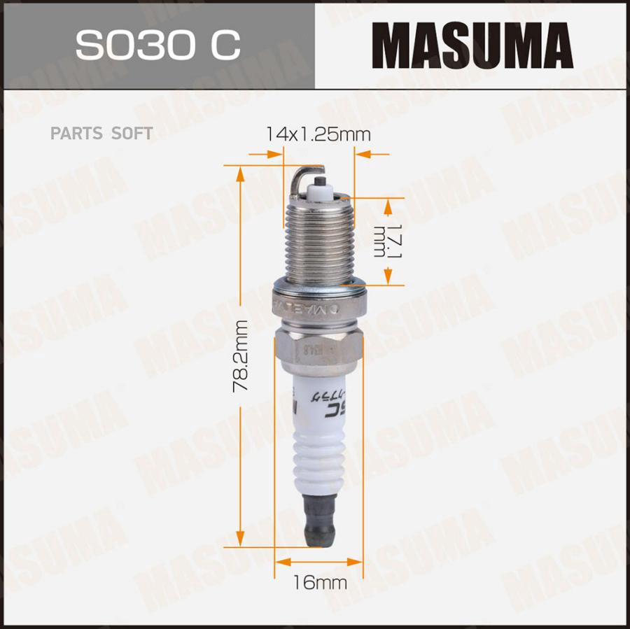 

Свеча зажигания MASUMA Bcpr5Ey 1266 s030c