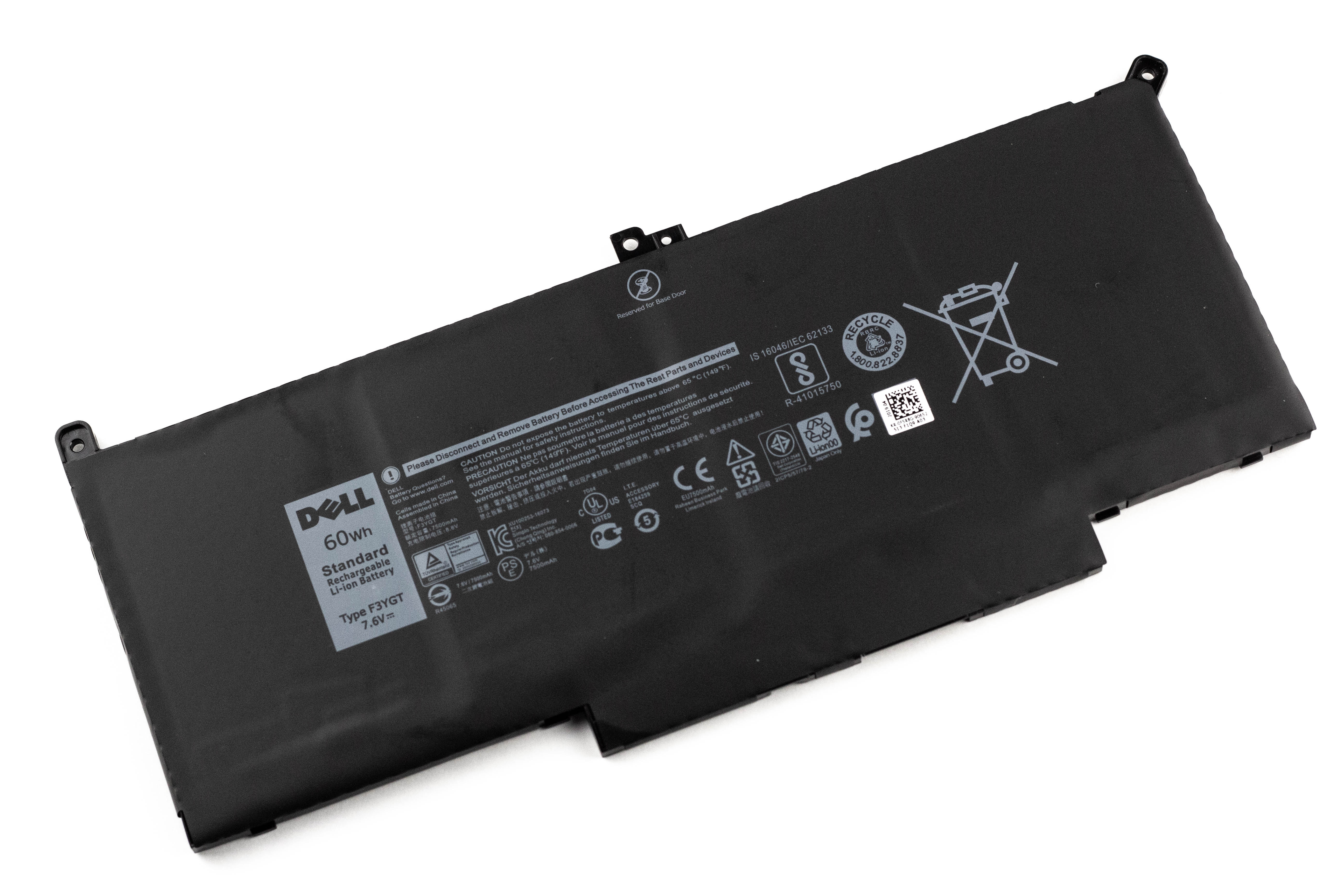 

Аккумулятор для ноутбука Dell E7280 E7480 ORG (7.6V 7500mAh) F3YGT 2X39G