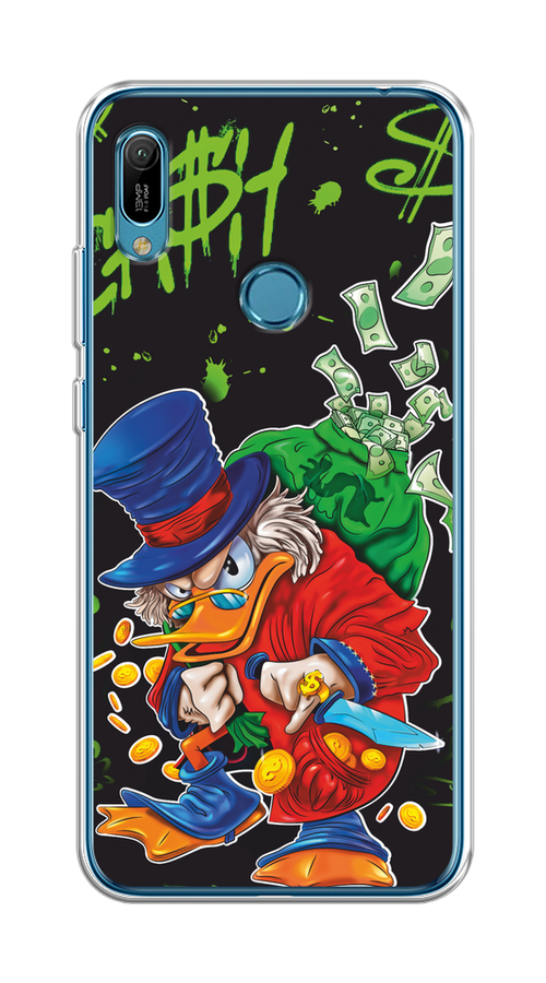 

Чехол на Huawei Y6 2019/Honor 8a/8a Pro/Y6s "Скрудж Макдак с мешком денег", 68750-1