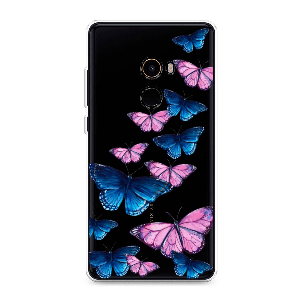 

Чехол Awog на Xiaomi Mi Mix 2 "Полет бабочек", Разноцветный, 32550-2
