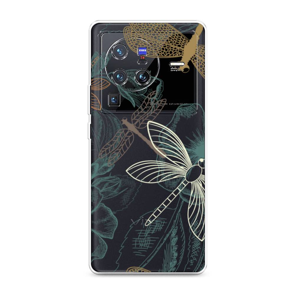 

Чехол Awog на Vivo X80 Pro "Тени стрекоз", Разноцветный, 266650-8