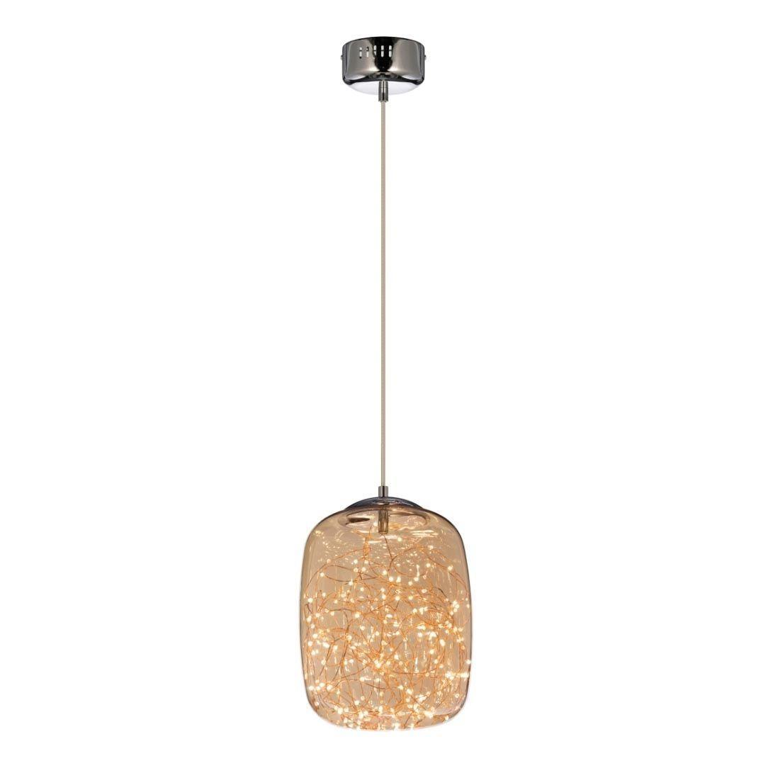 фото Подвесной светодиодный светильник lumina deco daisy ldp 6824-220 chr+amb