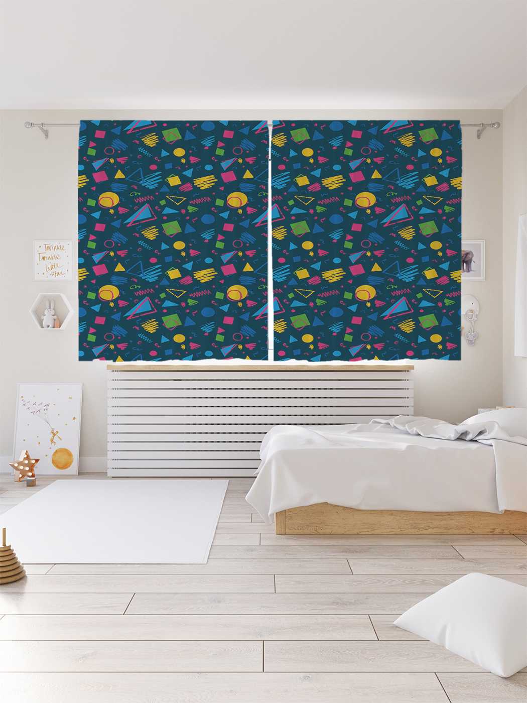 

Классические шторы JoyArty "Космическая история", серия Oxford DeLux, 2 полотна 145x180 см, Космическая история