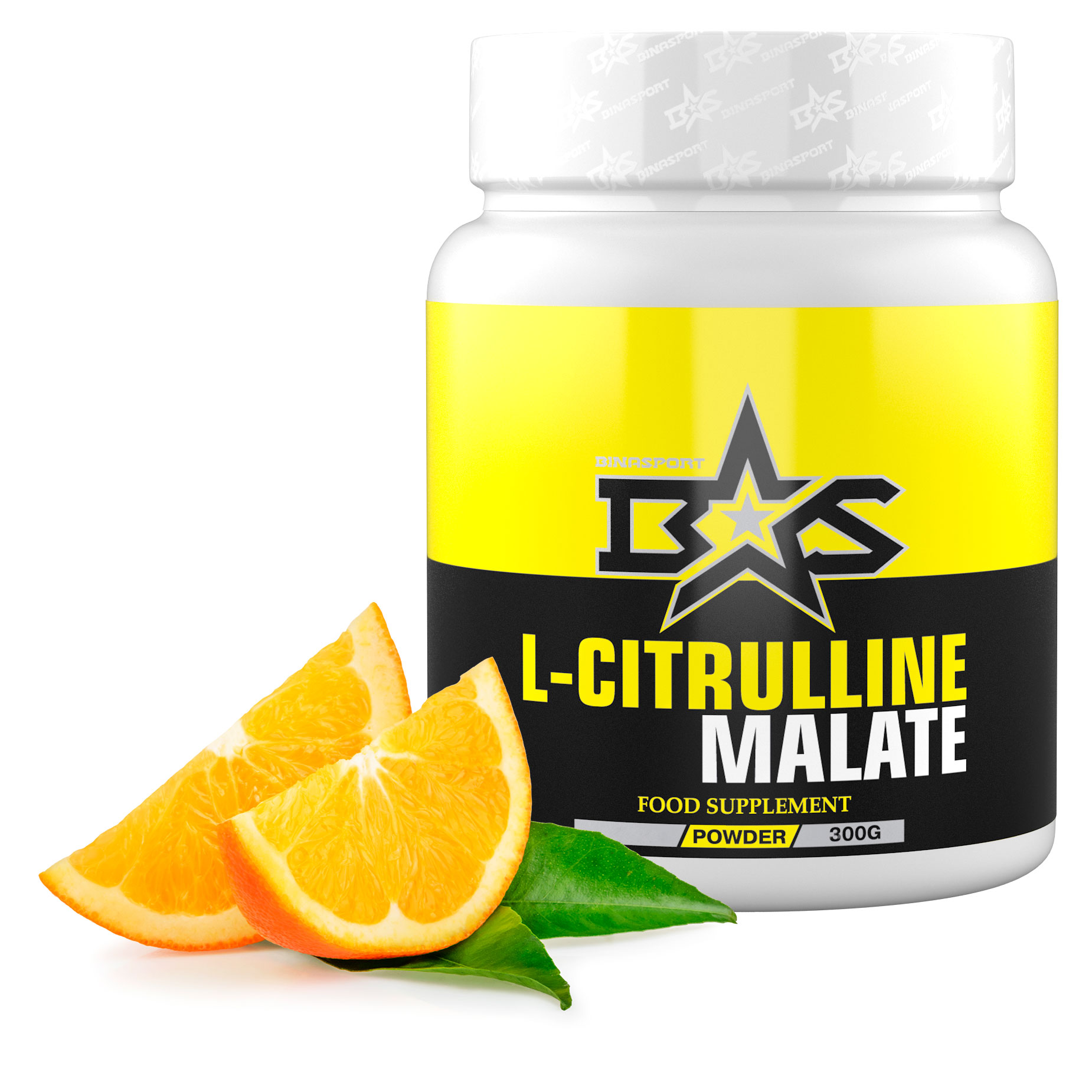 

Л-Цитруллин малат в порошке Binasport "L-Citrulline malat" 300 г вкус апельсина, L-Citrulline malat