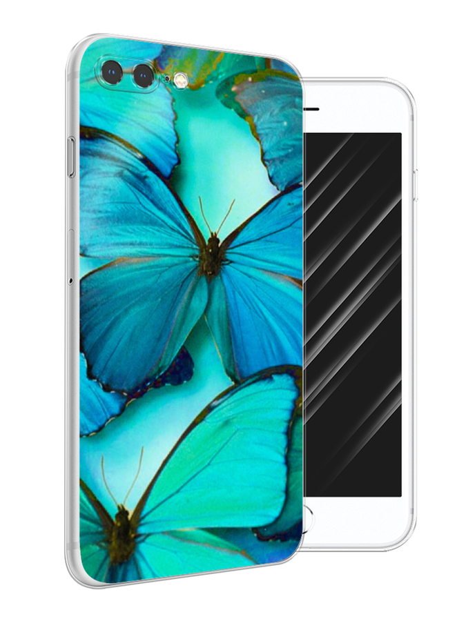 

Чехол Awog на Apple iPhone 7 Plus / Айфон 7 Plus "Неоновые бабочки", Разноцветный, 10750-4