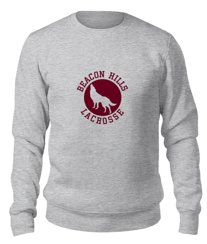 

Свитшот унисекс Printio Teen wolf - beacon hills серый S, Teen wolf - beacon hills