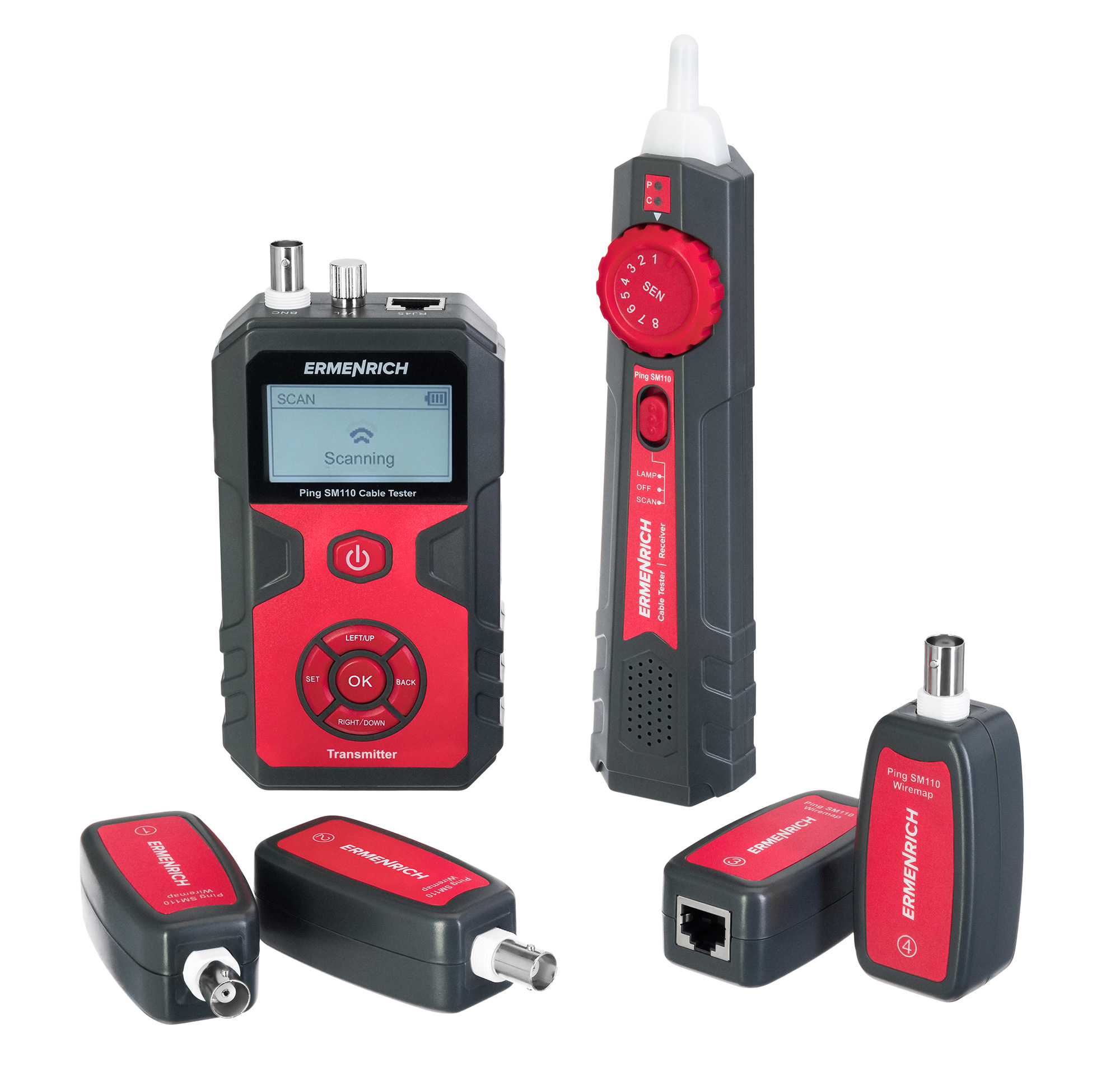 

Тестер кабельных линий Ermenrich Ping SM110, Ping SM110