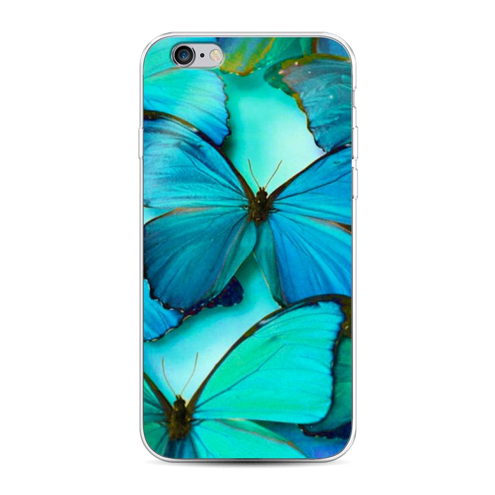 

Чехол Awog на Apple iPhone 6S / Айфон 6S "Неоновые бабочки", Разноцветный, 0104S50-4