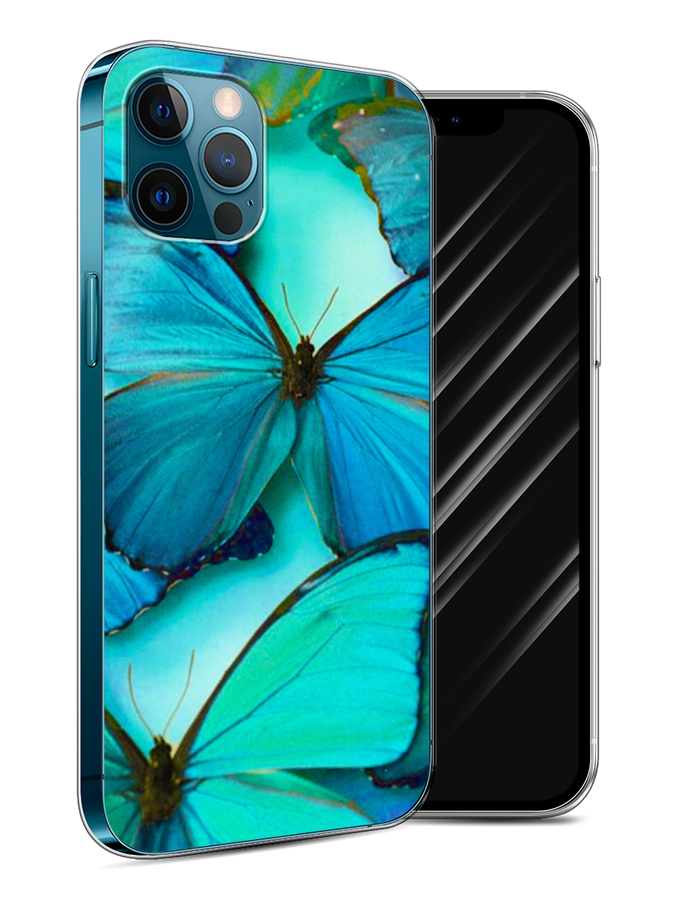 

Чехол Awog на Apple iPhone 12 / Айфон 12 "Неоновые бабочки", Разноцветный, 12550-4