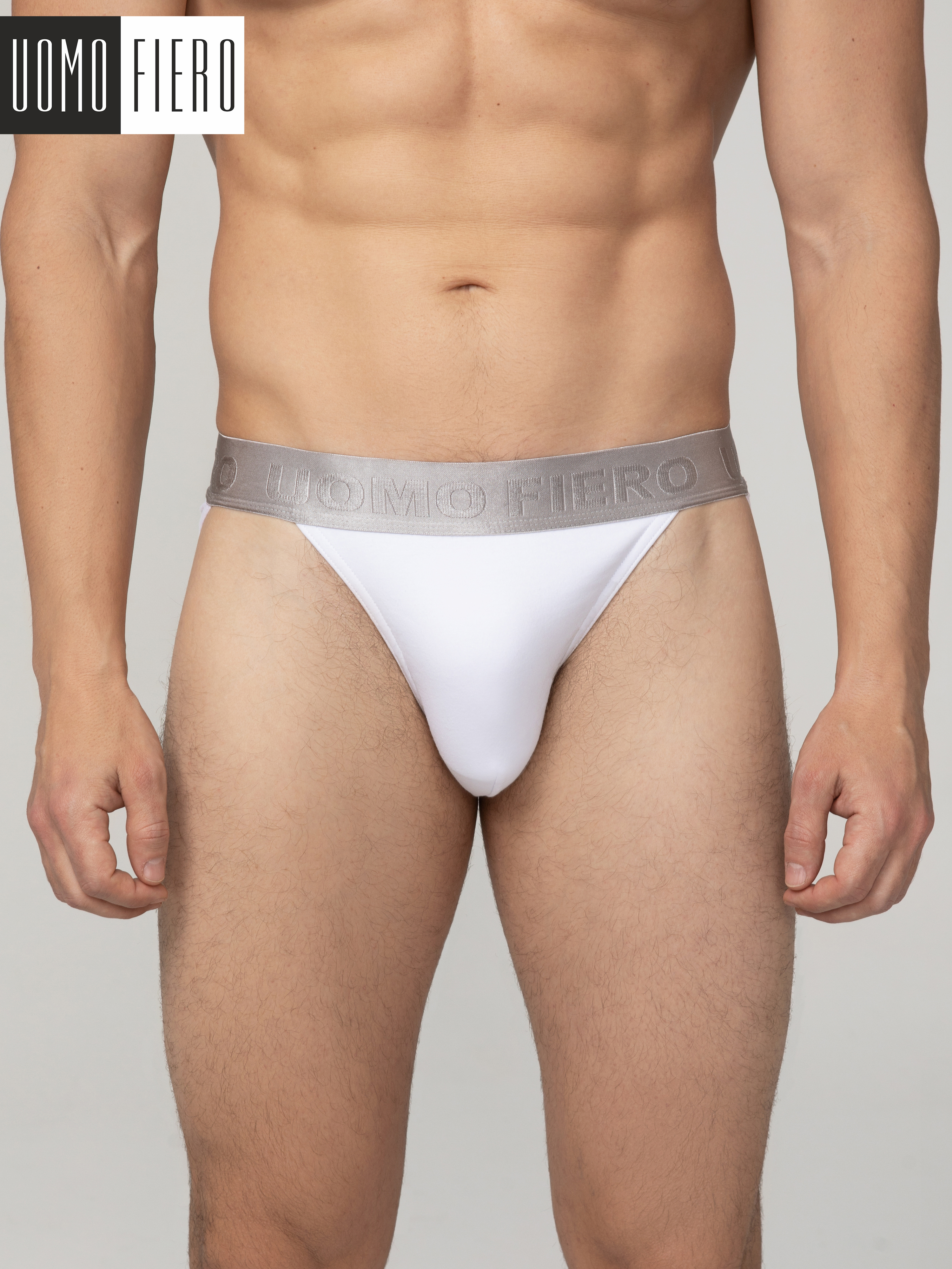 

Трусы мужские UOMO FIERO 036FT белые 46 RU, Белый, 036FT