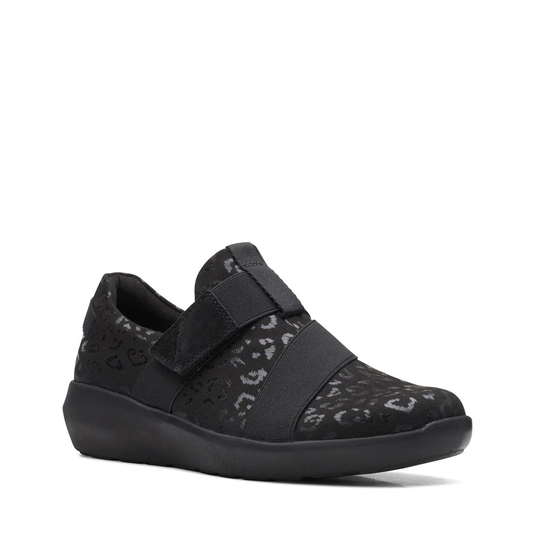 

Кроссовки женский Clarks 26168096 черные 38 EU, Черный, 26168096