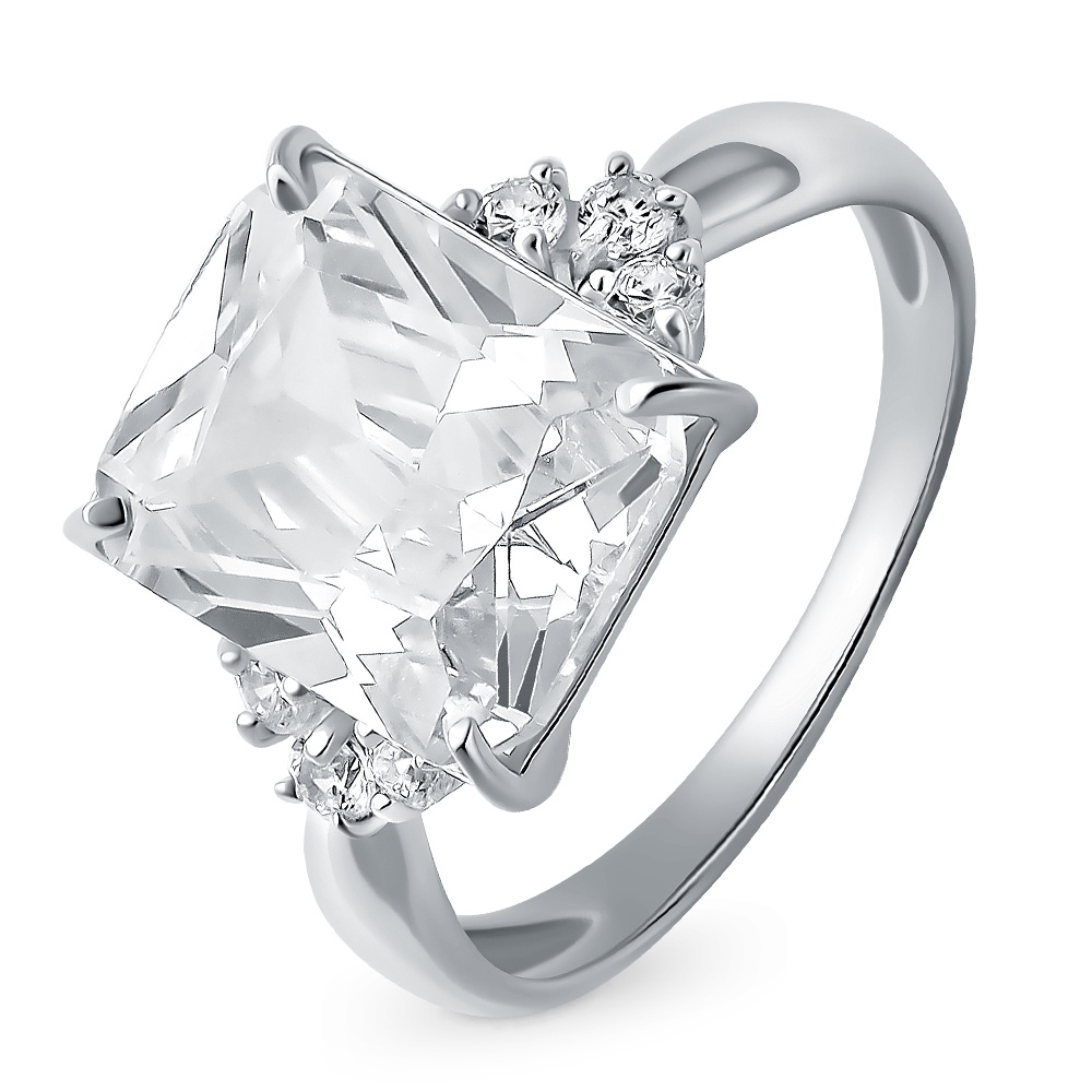 

Кольцо из серебра р.  585Gold 701013434, фианит, 701013434