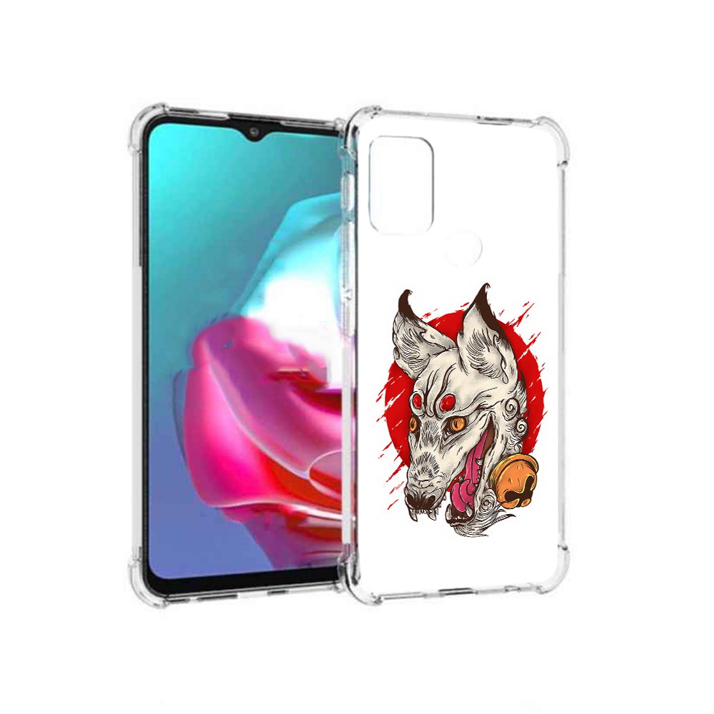 

Чехол MyPads Tocco для Motorola Moto G страшная собака (PT227061.346.627), Прозрачный, Tocco