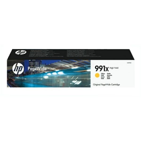 

Картридж для струйного принтера HP 991X (M0J98AE) желтый, оригинал, M0J98AE